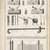 Outils propres aux joints et aux colages des bois.
