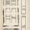 Dévelopement [sic] des portes coupés et de celles qui changent de décorations.