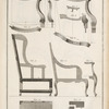 Differentes manieres de construire les accoudoirs des fauteuils.