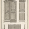 Plan et elévations d'une armoire.