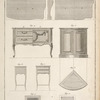 Petites commodes, ecoinsons, et chiffonnieres.