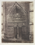 Amiens Cathedral, Portal of the Beau Dieu. [Central portal, West facade]