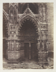 Amiens Cathedral, Portal of the Mére Dieu. [South portal, West Facade]