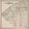 Map of St. Lawrence County.