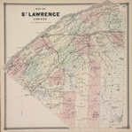 Map of St. Lawrence County.