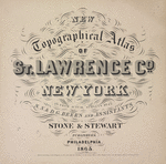 New topographical atlas of St. Lawrence County, N.Y.