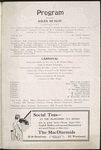 Program for the appearance of Diaghilev's Ballets Russes at the Lyceum Theatre, Detroit, Michigan