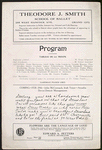 Program for the appearance of Diaghilev's Ballets Russes at the Lyceum Theatre, Detroit, Michigan