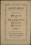 Ballets Russes (Diaghilev), American tour, 1915-1916.