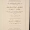 Ballets Russes (Diaghilev), American tour, 1915-1916.