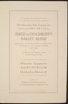 Ballets Russes (Diaghilev), American tour, 1915-1916.