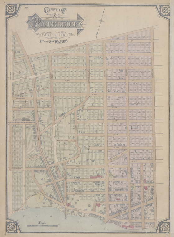 City of Paterson. Part of the 1st and 2nd Wards NYPL Digital Collections
