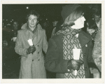 Jim Owles (right) at candlelight march to City Hall (New York City), 1970 Dec 24