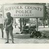 Suffolk County police headquarters protest, Hauppauge, New York, 1971 Aug 22