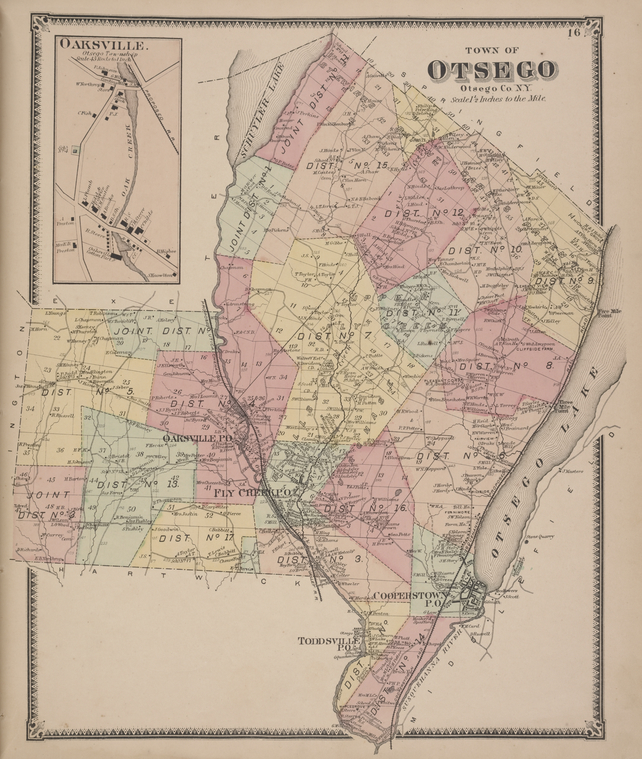 Oaksville [Village]; Town of Otsego, Otsego Co. N.Y. [Township] NYPL