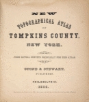 New topographical atlas of Tompkins County, New York