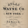 Atlas of Wayne County, New York