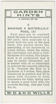 Making a water-lily pool. (A).