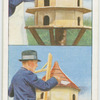 Making a garden dovecot.