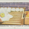 Preserving the flavour of apples.