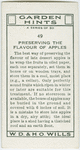 Preserving the flavour of apples.