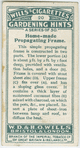 Home-made propagating frames.