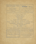 Umelecký mesícník. Roč. 2, čís. 1. [Inside of the front cover]