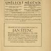 Umelecký mesícník. Roč. 2, čís. 1. [Title page]