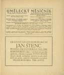 Umelecký mesícník. Roč. 2, čís. 2. [Title page]