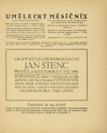 Umelecký mesícník. Roč. 2, čís. 3. [Title page]