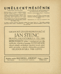 Umelecký mesícník. Roč. 2, čís. 8. [Title page]