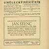 Umelecký mesícník. Roč. 2, čís. 9. [Title page]