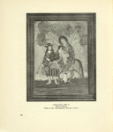 Lidová práce, XVII. st. : Útěk do Egypta. Malba na skle. Národopisné museum v Praze.