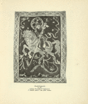Zdeněk Kratochvíl: Sv. Jiří. Gobelin. Provedla M. Teinitzerová. Z vánoční výstavy v Um. prům. museu.