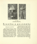 Pavel Janák: Stolní lampy z leštěné mosazi. Provedly Pražské Umělecke Dílny; Kronika a poznámky.