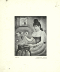 Seurat: Pudrující se žena = Femme se poudrant