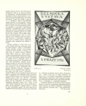 Umelecký průmysl. Český plakát. V. Beneš: Plakát (1914) = Affiche