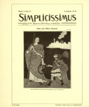 Th.Th. Heine: Karikatura. Titulní strana ze 'Simplicissimus'