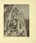 P. Picasso: Sedící žena.