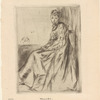Maude, seated