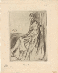 Maude, seated