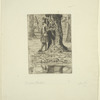 Seymour standing under a tree