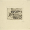 The dog on the kennel
