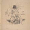 The draped figure, seated