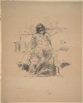 The draped figure, seated