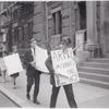 Randy Wicker and Craig Rodwell picketing