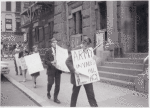 Randy Wicker and Craig Rodwell picketing