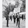Randy Wicker in picket line