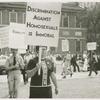 Martha in picket line
