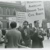 Picketers from the New York City West Side Discussion Group